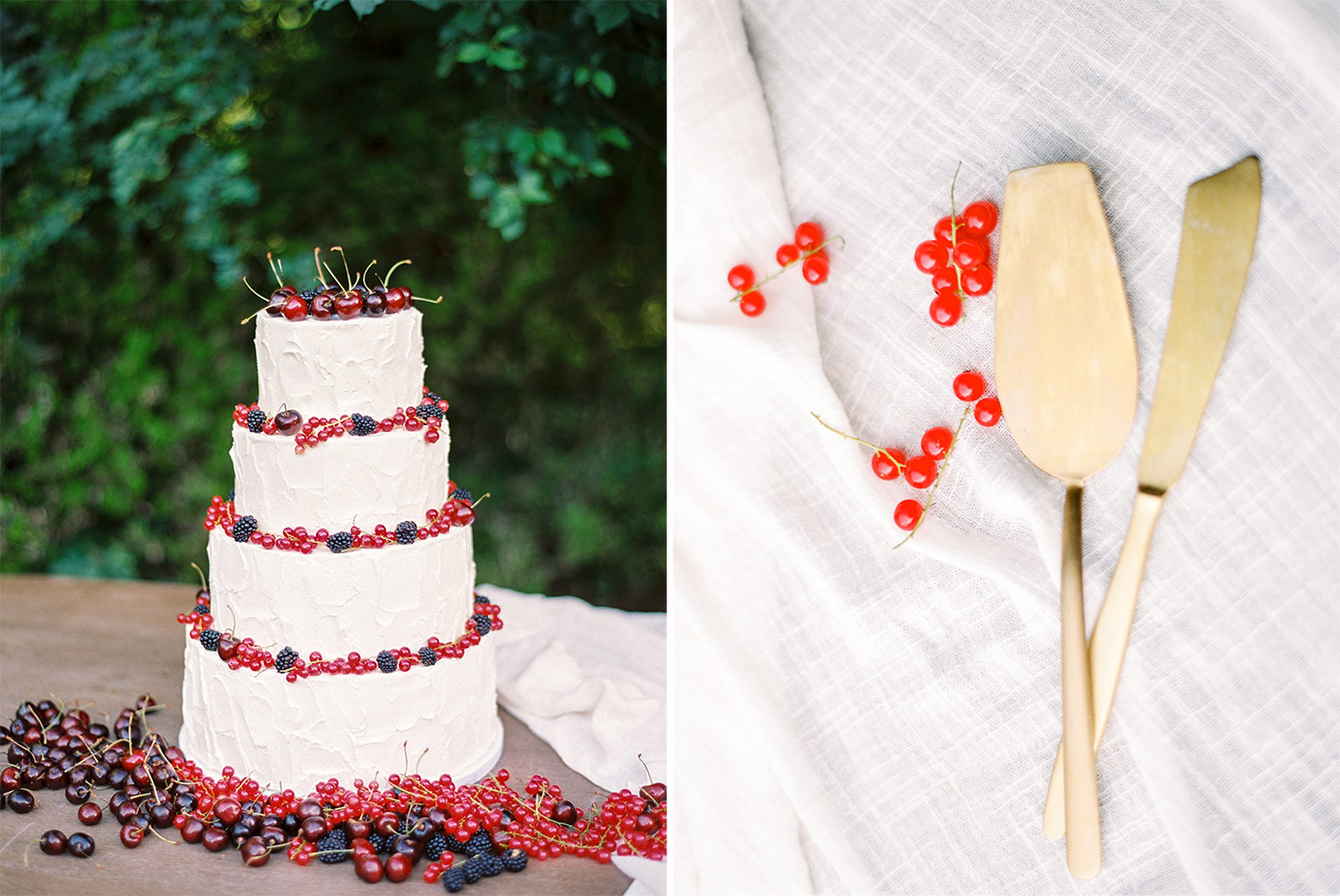 Berry Wedding Cake