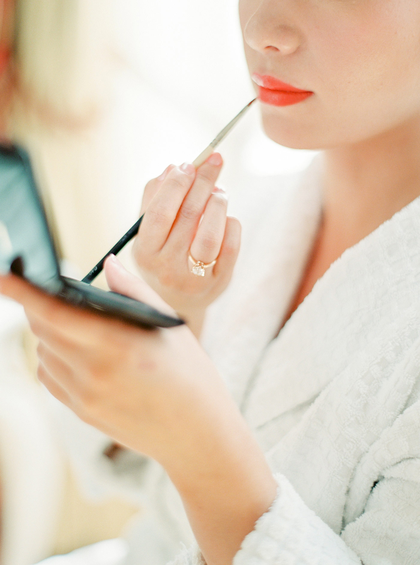 Bride Getting Ready Hotel Imperial Vienna Wedding