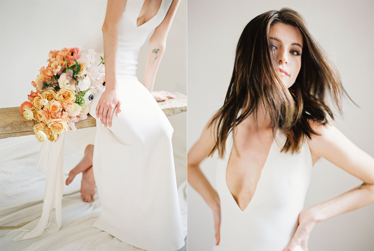 Rose Gold Minimal Beauty Fine Art Wedding Photography Los Angeles