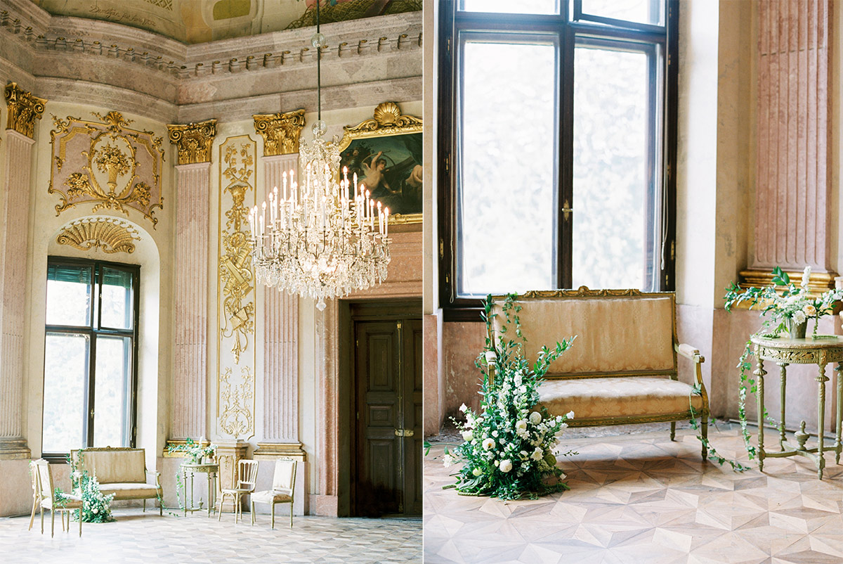 Schloss Eckartsau Castle Wedding Fine Art Film Photographer Vienna Austria